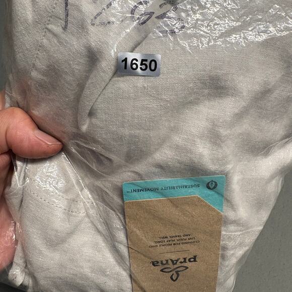 prAna La Noa‎ Shirt Hemp Blend Dress Women’s XS Silver Spray W31190681 - Picture 13 of 13